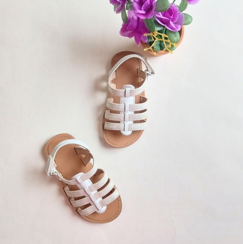 Gladiator Sparkle Little Girls Sandals